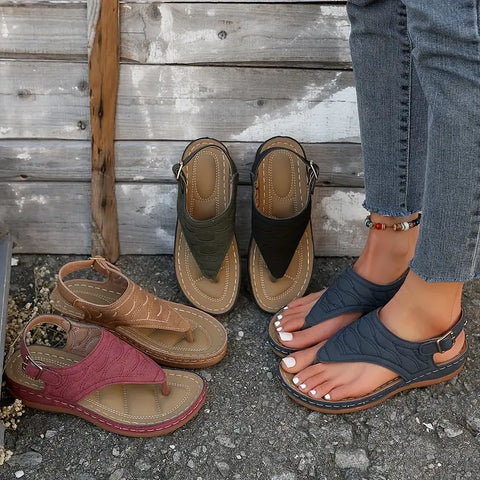 Sandalias casuales para exteriores para mujer